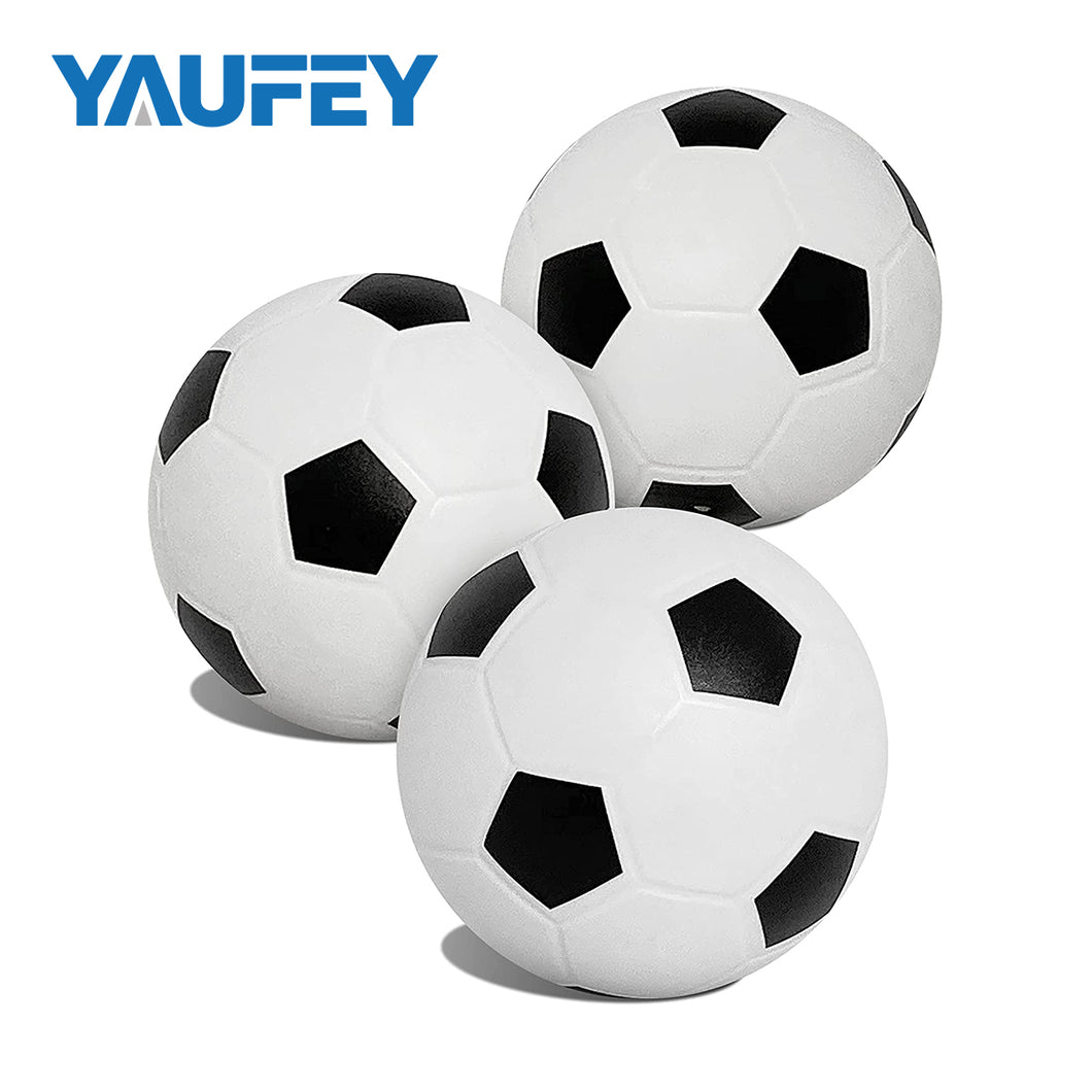 Yaufey Mini Soft Toddler Soccer Ball, 3 Pack, 4 3/4